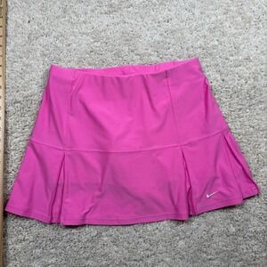 Nike Dri-FIT Tennis Skort Pink Pleated Athletic Skirt Women's Small S